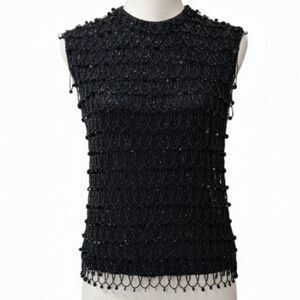Franklin Simon Beaded Tank